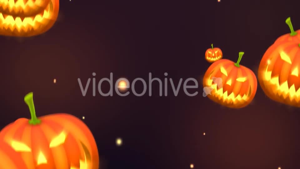 Halloween Pumpkin Background Videohive 20732951 Motion Graphics Image 1