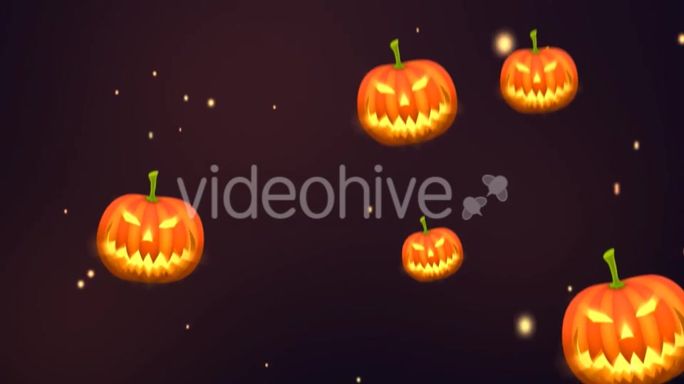 Halloween Pumpkin Background Videohive 20732951 Motion Graphics Image 3
