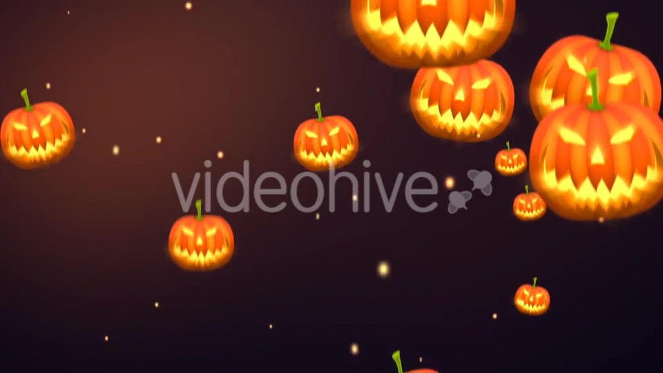 Halloween Pumpkin Background Videohive 20732951 Motion Graphics Image 4