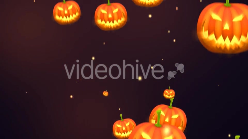 Halloween Pumpkin Background Videohive 20732951 Motion Graphics Image 5
