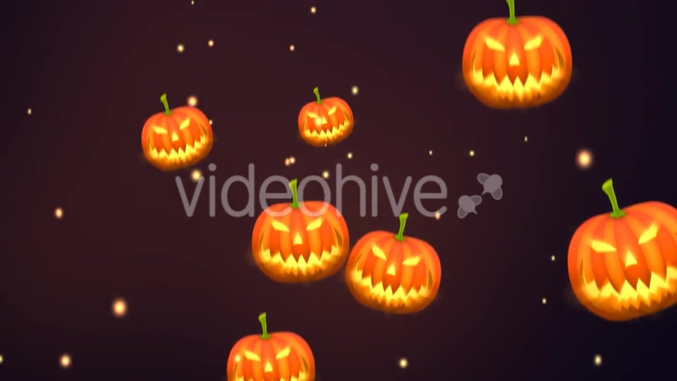 Halloween Pumpkin Background Videohive 20732951 Motion Graphics Image 6
