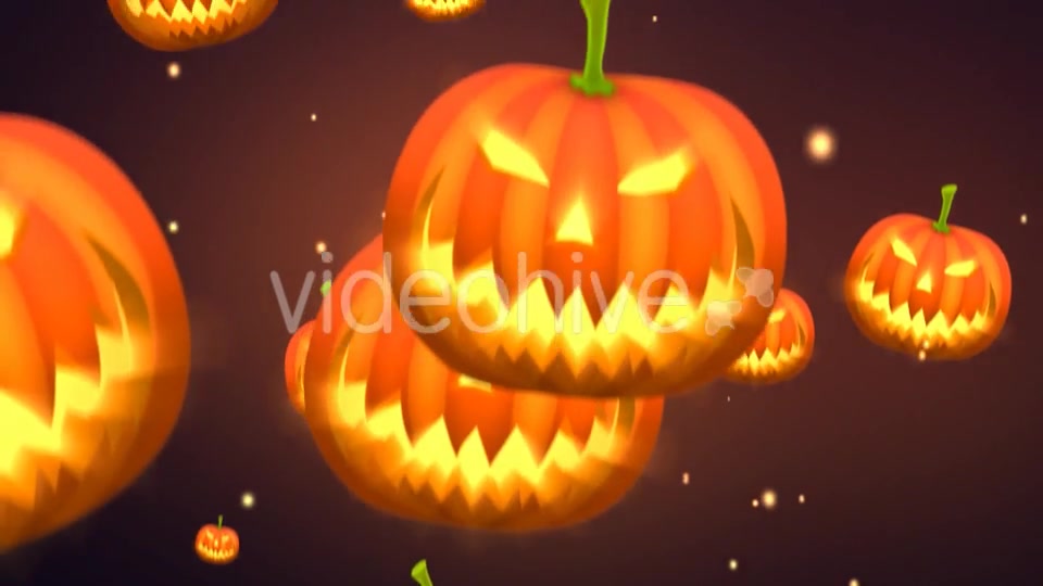 Halloween Pumpkin Background Videohive 20732951 Motion Graphics Image 8
