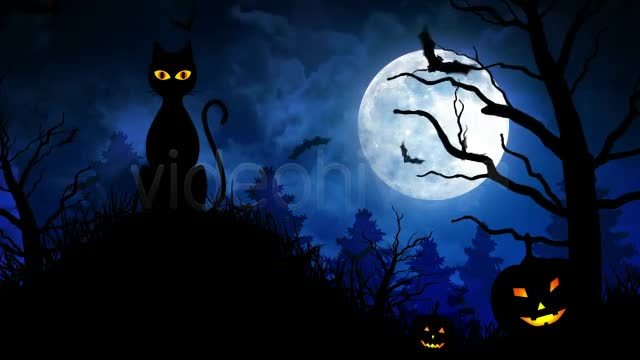 Halloween Scary Cat Videohive 5792981 Motion Graphics Image 1
