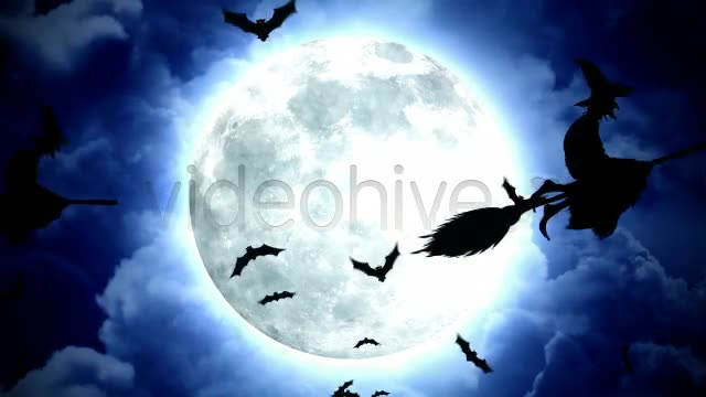 Halloween Witches Flying Videohive 5788663 Motion Graphics Image 2