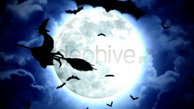 Halloween Witches Flying Videohive 5788663 Motion Graphics Image 5