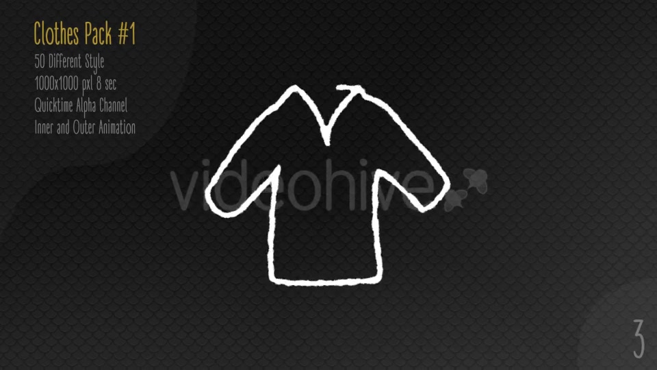 Hand Drawn Clothes Pack 1 Videohive 15710958 Motion Graphics Image 4