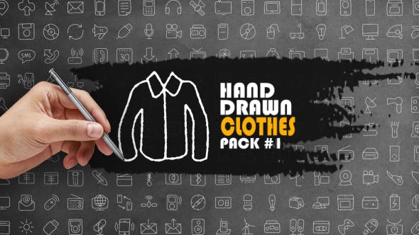 Hand Drawn Clothes Pack 1 - 15710958 Videohive Download