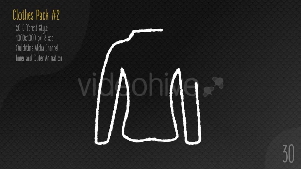 Hand Drawn Clothes Pack 2 Videohive 15711271 Motion Graphics Image 9