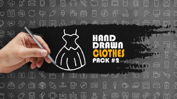 Hand Drawn Clothes Pack 2 - 15711271 Videohive Download