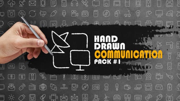 Hand Drawn Communication Pack 1 - Download 15711861 Videohive