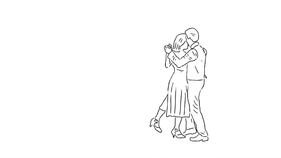 Hand Drawn Dancing Couple on Transparent Background Videohive 24578141 Motion Graphics Image 10