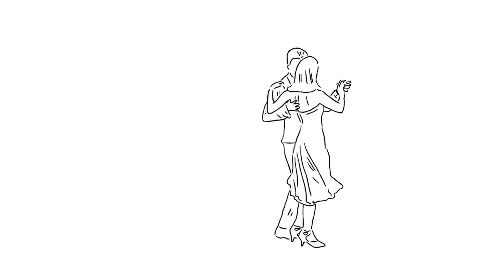 Hand Drawn Dancing Couple on Transparent Background Videohive 24578141 Motion Graphics Image 8