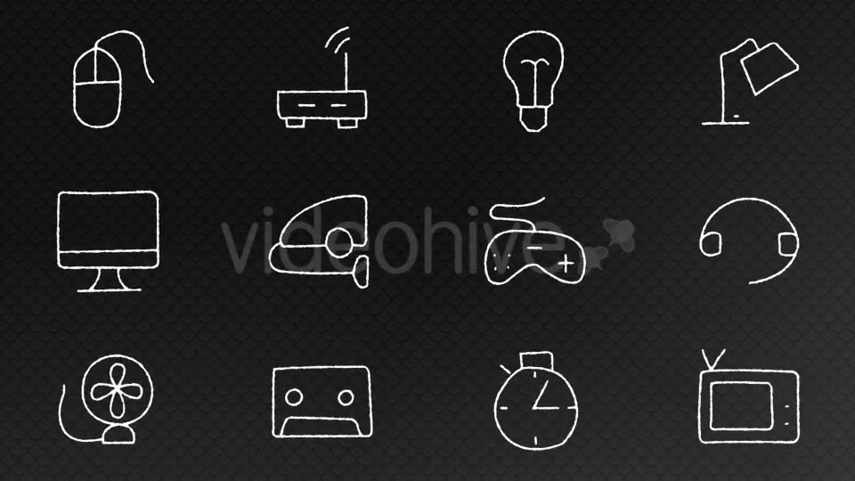 Hand Drawn Electronic Pack 1 Videohive 15721516 Motion Graphics Image 2