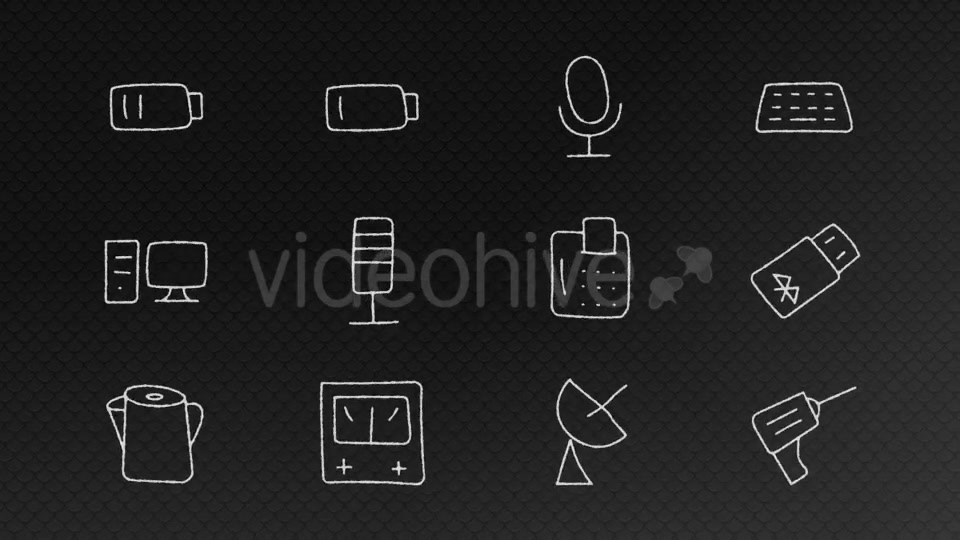 Hand Drawn Electronic Pack 1 Videohive 15721516 Motion Graphics Image 3