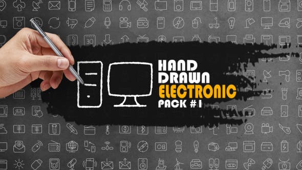 Hand Drawn Electronic Pack 1 - 15721516 Download Videohive