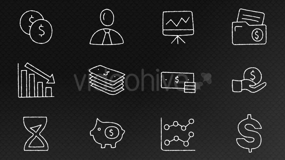 Hand Drawn Finance Pack 2 Videohive 15762503 Motion Graphics Image 2