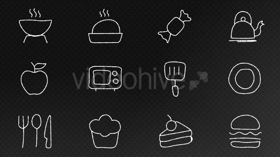 Hand Drawn Food Pack 1 Videohive 15763005 Motion Graphics Image 2