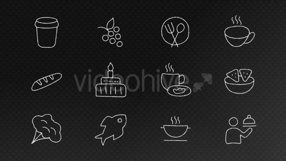 Hand Drawn Food Pack 1 Videohive 15763005 Motion Graphics Image 3