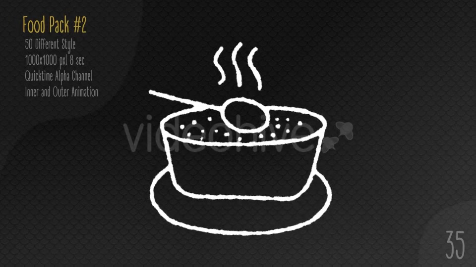 Hand Drawn Food Pack 2 Videohive 15763384 Motion Graphics Image 10