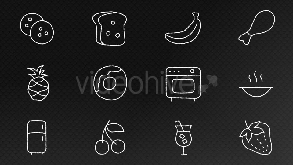 Hand Drawn Food Pack 2 Videohive 15763384 Motion Graphics Image 2