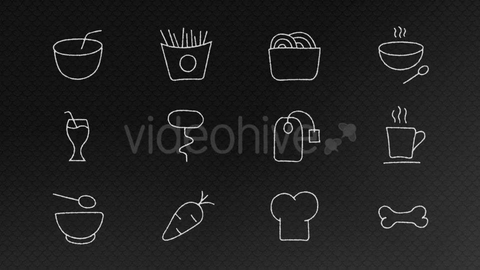 Hand Drawn Food Pack 2 Videohive 15763384 Motion Graphics Image 3