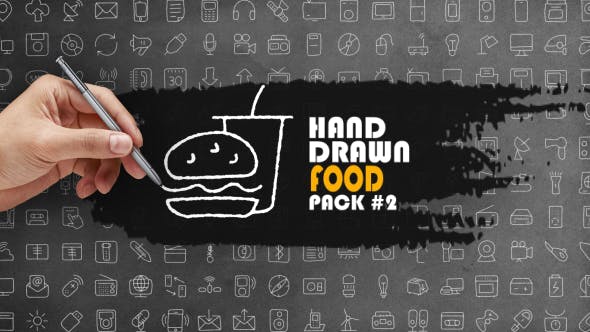 Hand Drawn Food Pack 2 - 15763384 Download Videohive