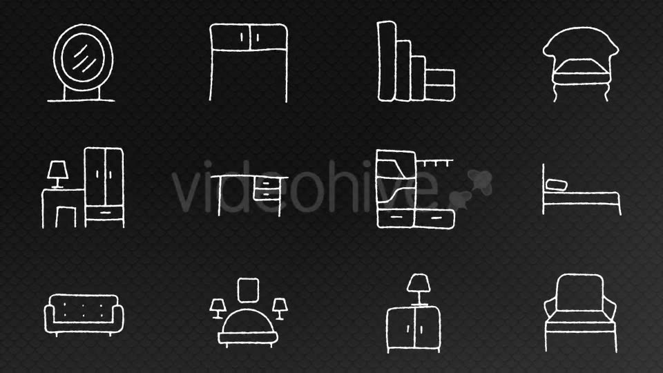Hand Drawn Furniture Pack 1 Videohive 15823051 Motion Graphics Image 2
