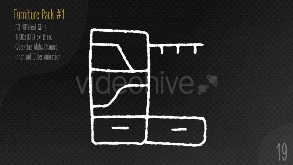 Hand Drawn Furniture Pack 1 Videohive 15823051 Motion Graphics Image 7