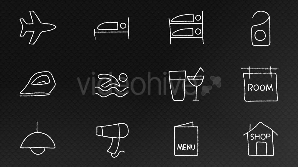 Hand Drawn Hotel Pack 1 Videohive 15834947 Motion Graphics Image 2