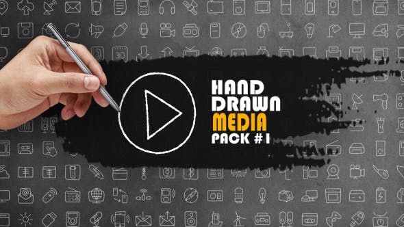 Hand Drawn Media Pack 1 - Videohive Download 15853833