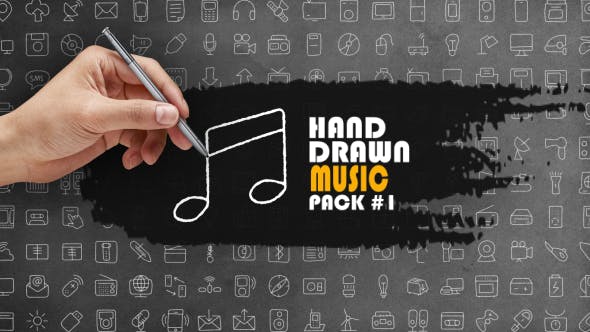 Hand Drawn Music Pack 1 - Download 15858144 Videohive