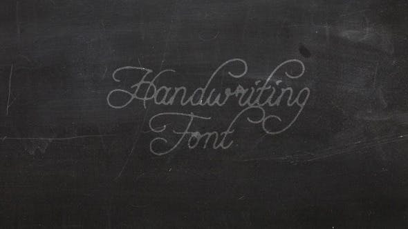 Handwriting Font - Download 8263811 Videohive
