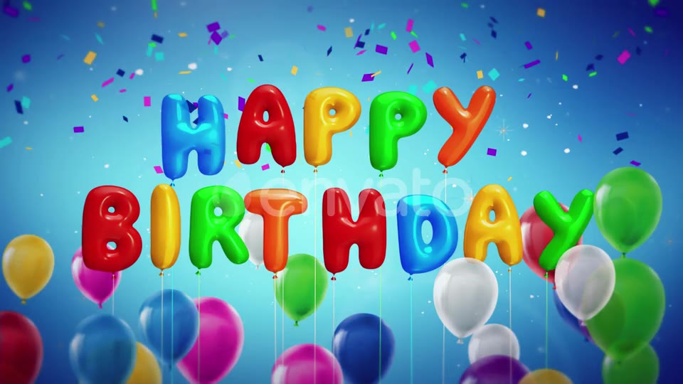 Happy Birthday Celebration Videohive 23026449 Motion Graphics Image 2