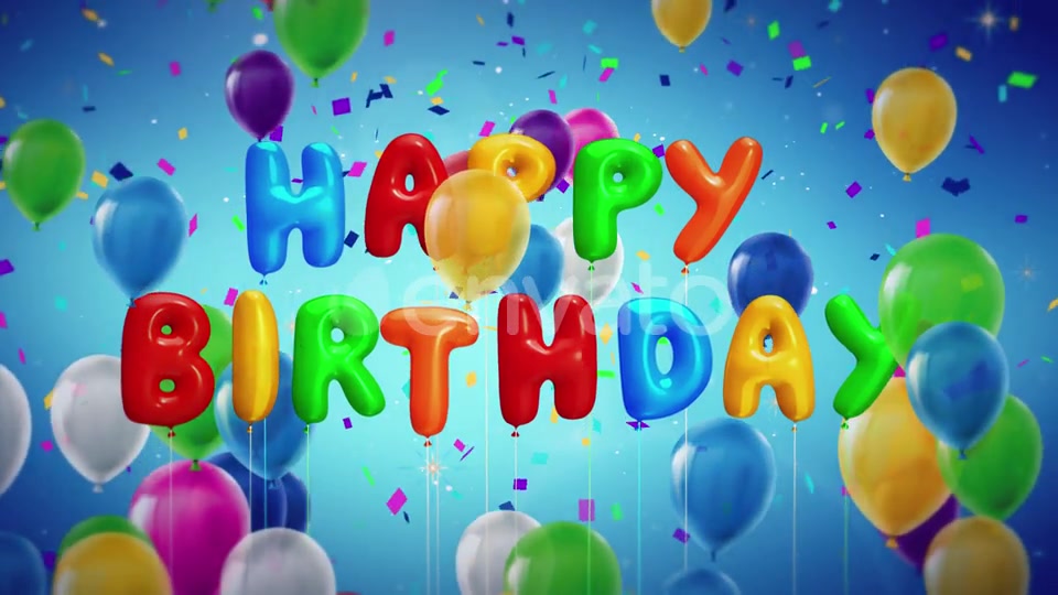 Happy Birthday Celebration Videohive 23026449 Motion Graphics Image 5