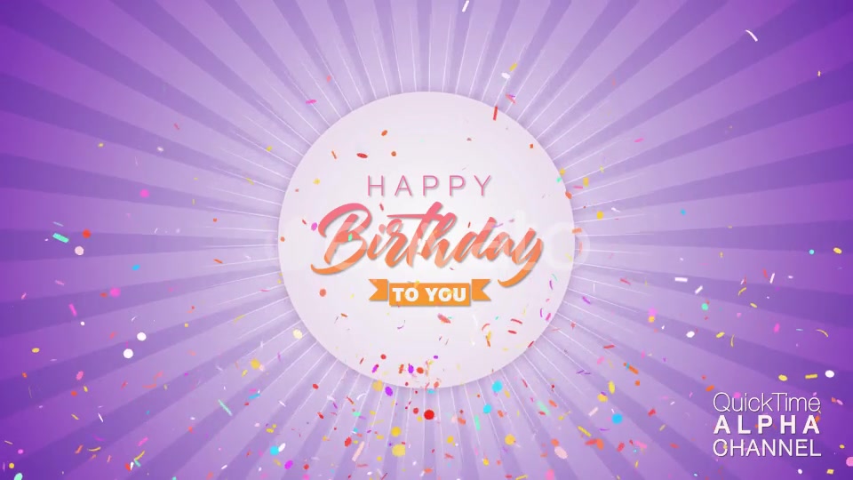 Happy Birthday Celebration Videohive 25813327 Motion Graphics Image 3