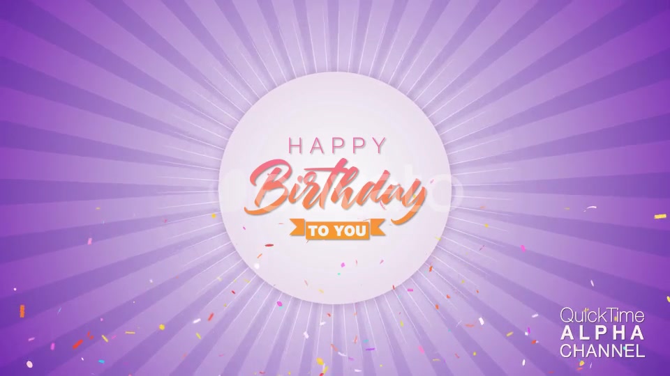 Happy Birthday Celebration Videohive 25813327 Motion Graphics Image 4