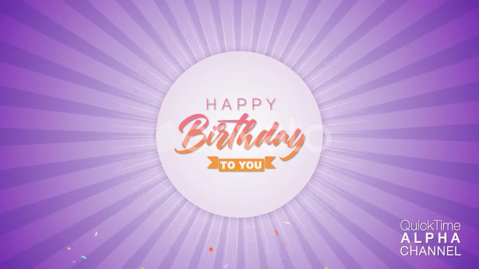 Happy Birthday Celebration Videohive 25813327 Motion Graphics Image 5