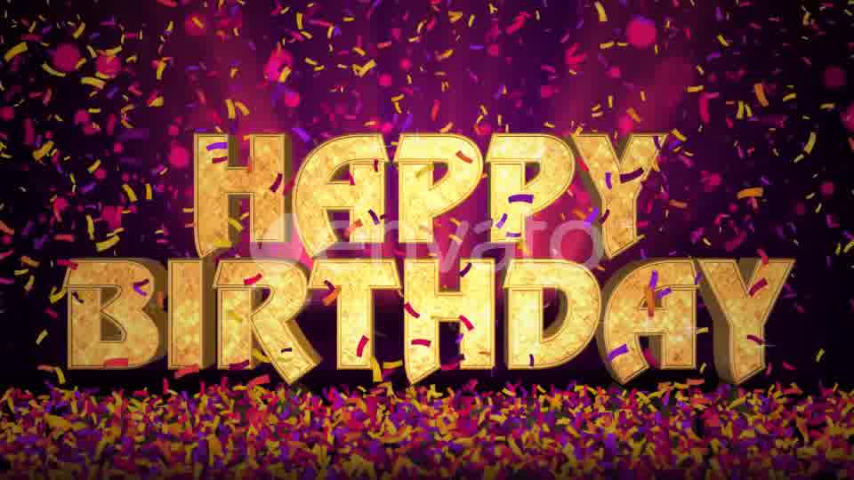 Happy Birthday Celebration Message Videohive 22959061 Motion Graphics Image 12