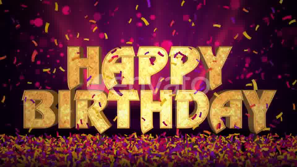 Happy Birthday Celebration Message Videohive 22959061 Motion Graphics Image 13