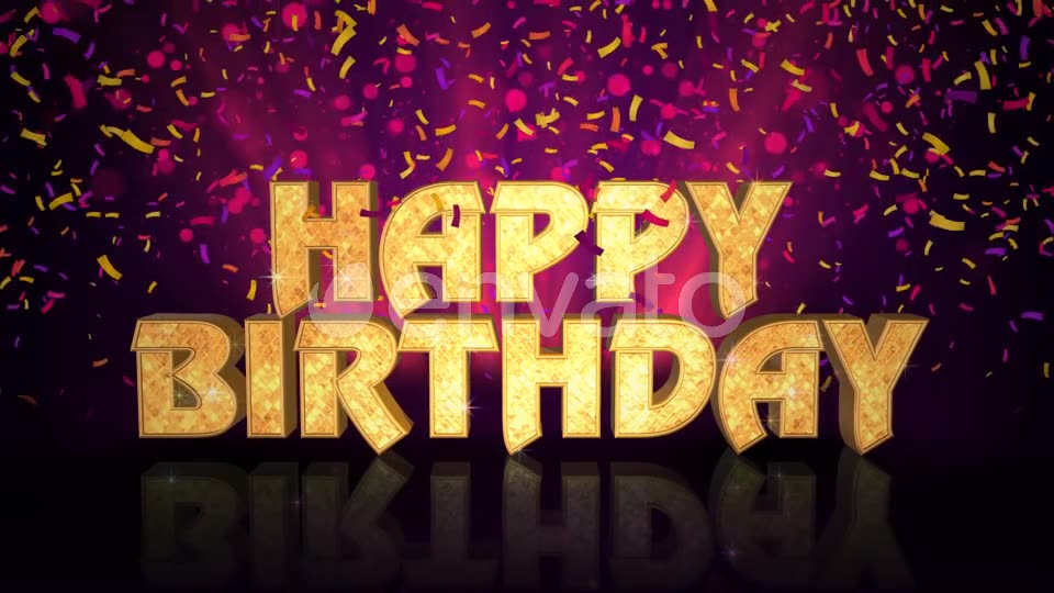 Happy Birthday Celebration Message Videohive 22959061 Motion Graphics Image 2