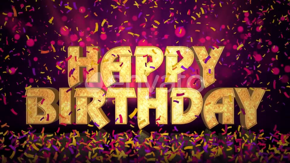 Happy Birthday Celebration Message Videohive 22959061 Motion Graphics Image 6