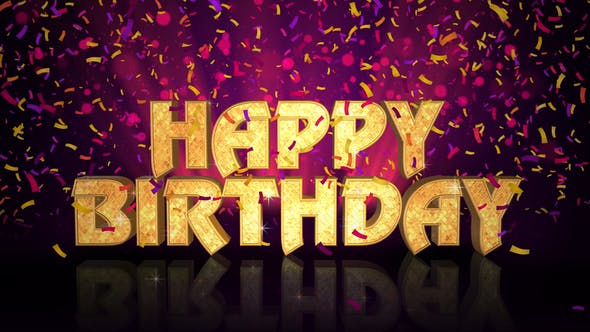Happy Birthday Celebration Message - 22959061 Videohive Download