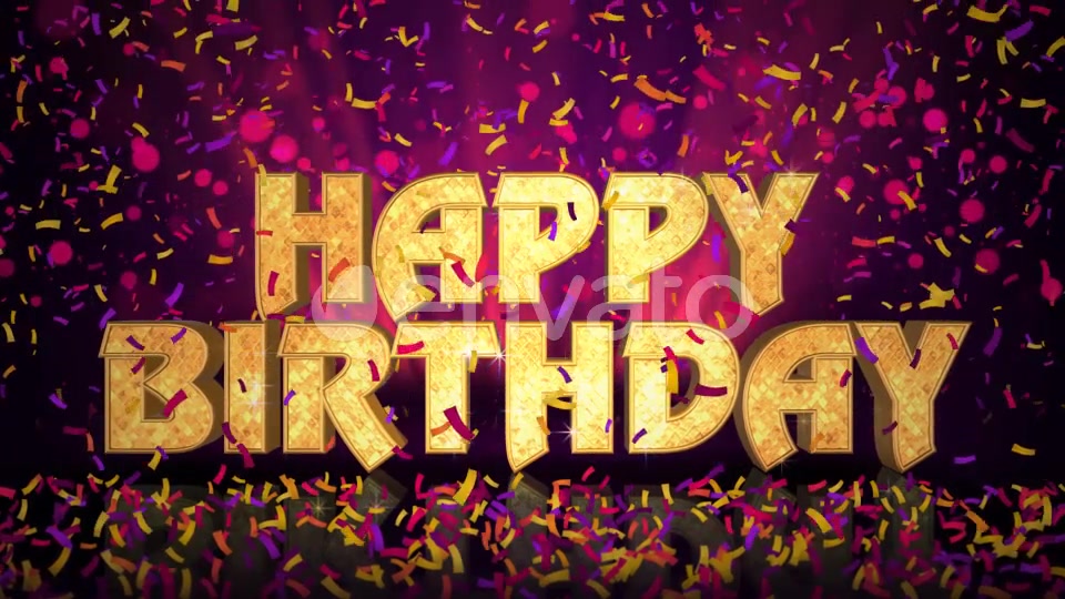 Happy Birthday Celebration Message Videohive 23002116 Motion Graphics Image 5