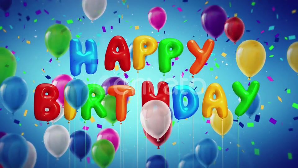 Happy Birthday Celebration Videohive 23143136 Motion Graphics Image 7