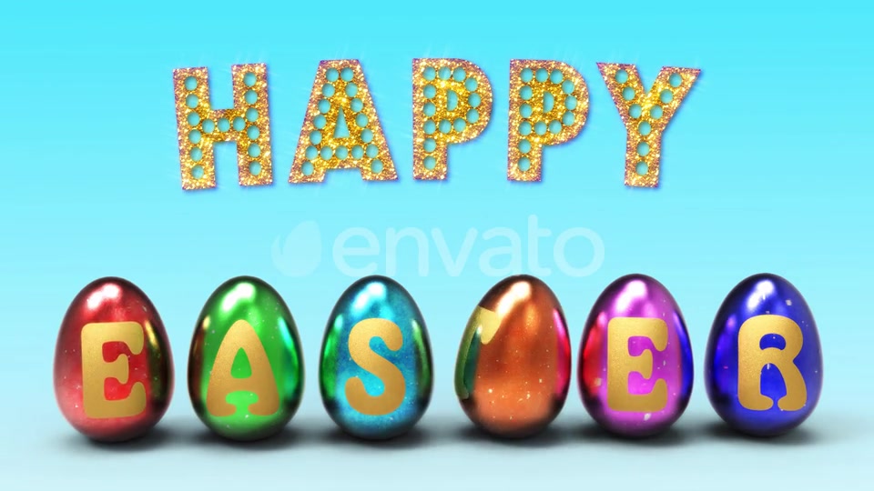 Happy Easter Egg Option B Videohive 22554214 Motion Graphics Image 8