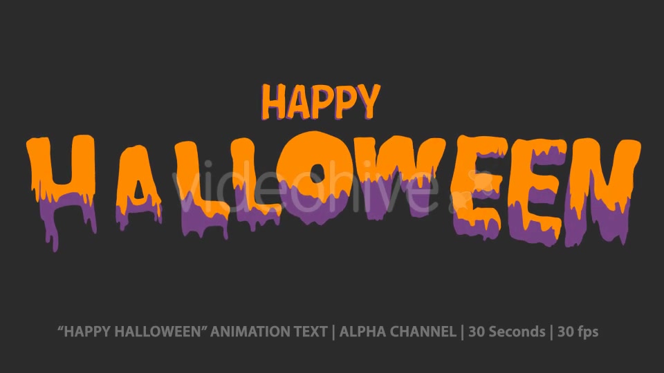 Happy Halloween Animation Text Videohive 20823747 Motion Graphics Image 2