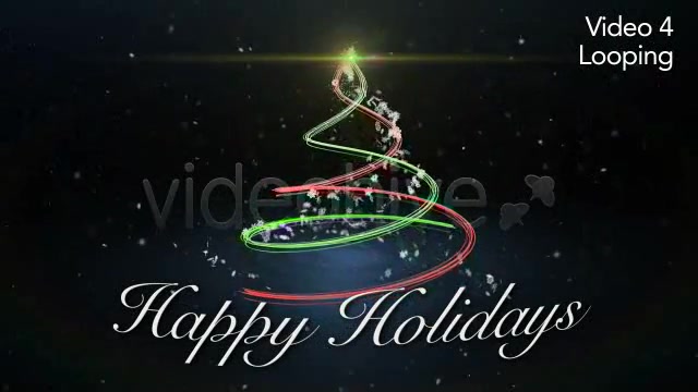 Happy Holidays Greetings by Tree 4 Video Styles Videohive 3291479 Motion Graphics Image 10