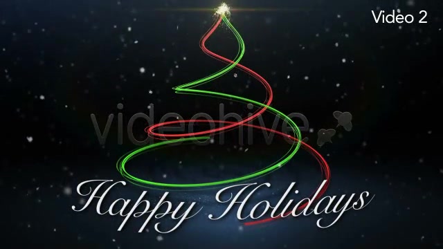Happy Holidays Greetings by Tree 4 Video Styles Videohive 3291479 Motion Graphics Image 6