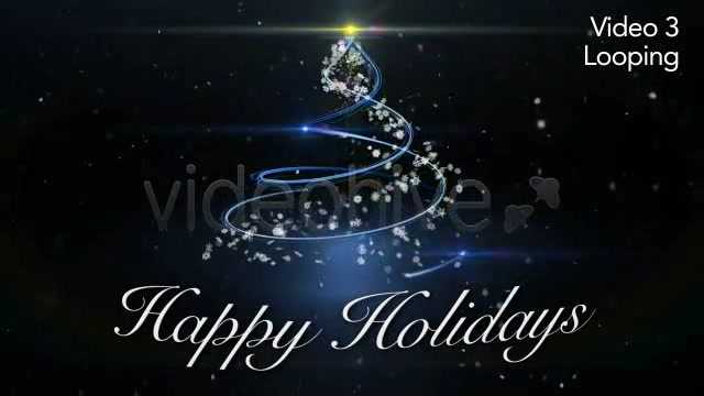 Happy Holidays Greetings by Tree 4 Video Styles Videohive 3291479 Motion Graphics Image 7