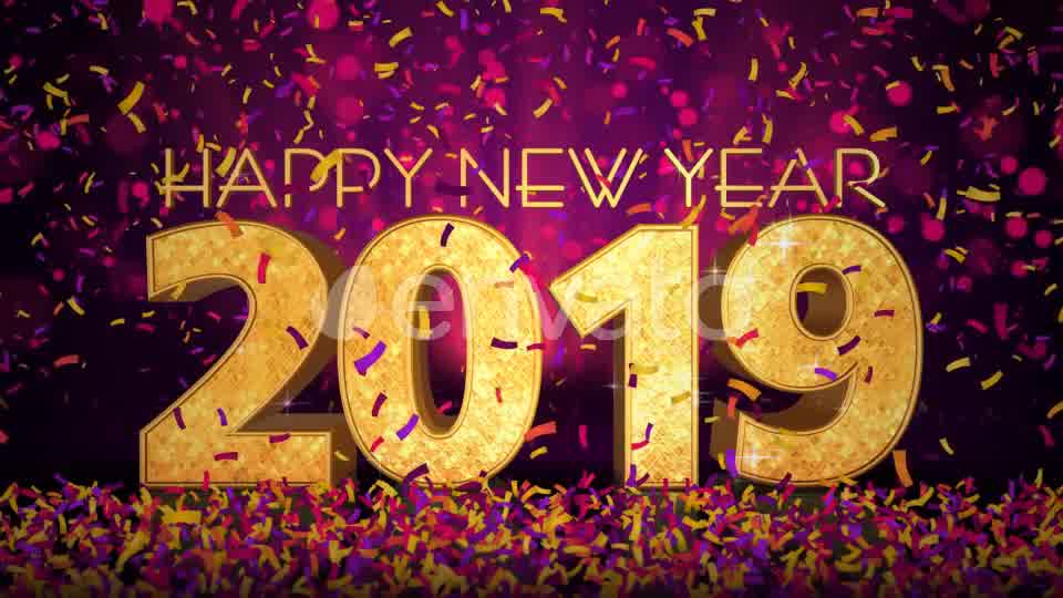Happy New Year 2019 Celebration Videohive 22917447 Motion Graphics Image 10